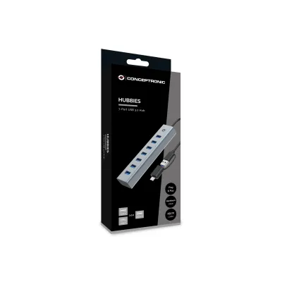 Conceptronic HUB USB-C/USB 3.0 de 7 Puertos USB 3.0 sin