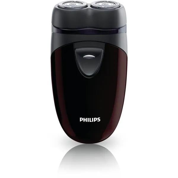 PHILIPS PQ206/18 Afeitadora eléctrica de viaje para hombre Philips, inalámbrica, funciona con pilas