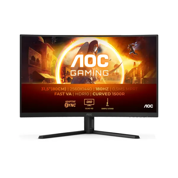 Monitor AOC CQ32G4VE 31.5" LED Fast VA QHD 180Hz Curva