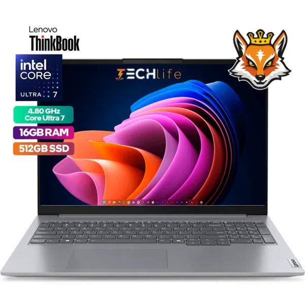 Portátil Lenovo Thinkbook 16 G7 IML Intel Core Ultra 7 155H/16GB/512GB SSD/16"