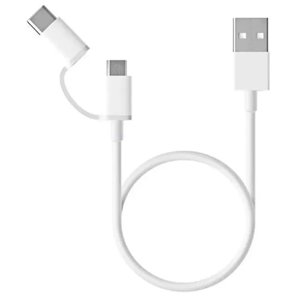 Xiaomi Cable con Adaptador MicroUSB a USB-C 30cm