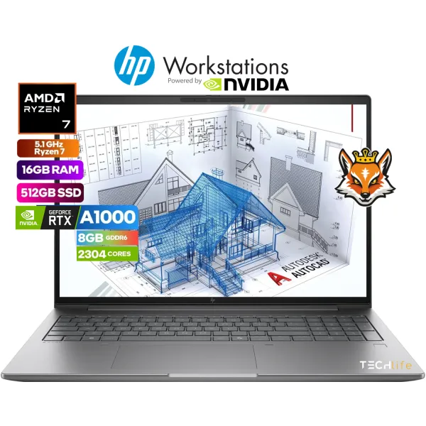 HP ZBook Power 16 G11 A AMD Ryzen 7-8840HS 16GB 512GB SSD RTX A1000 16"