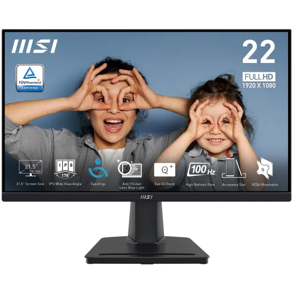 MSI PRO MP225 21.5" LED IPS FullHD 100Hz