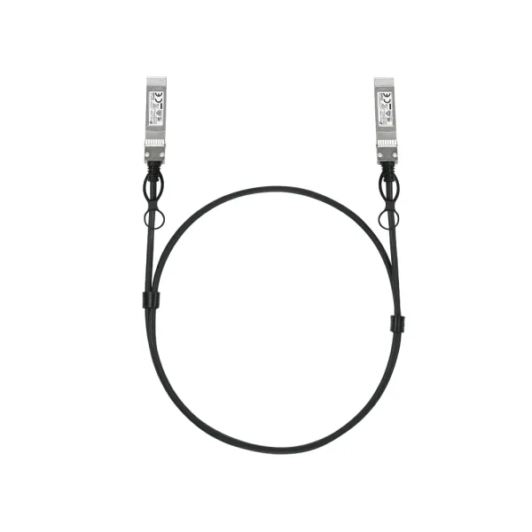 TP-Link Omada SM6220-1M Cable de fibra óptica e InfiniBand SFP28 Negro, Plata