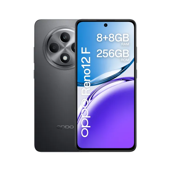 OPPO Reno12 F 4G Gris Mate 256GB 8GB 6.67" Dual SIM, Android 14, 5000mAh 