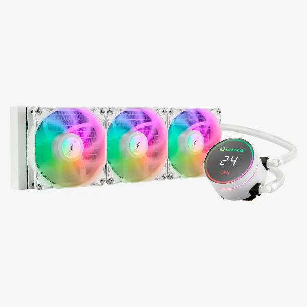 UNYKAch AquaStorm 360 RGB AIO Kit de Refrigeración Líquida Blanca