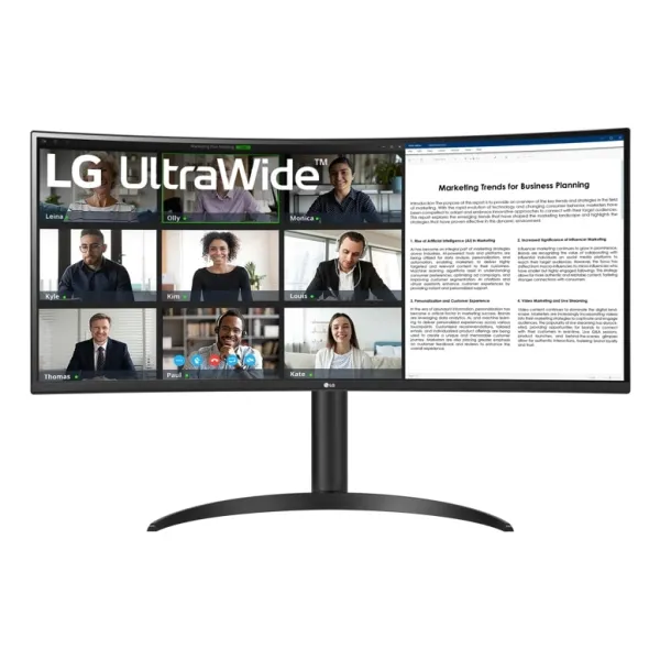 Monitor LG 34WR55QK-B 34" LED VA UltraWide QHD 100Hz Curva USB-C