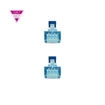 Nanocable Cable de Red RJ45 SFTP AWG26 Cat.7 25cm Azul
