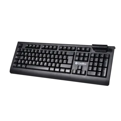 CoolBox COO-TEC04DNI Teclado USB con Lector de Tarjetas CoolBox COO-TEC04DNI Teclado USB con Lector de Tarjetas