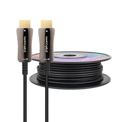 Nanocable Cable HDMI V2.1 AOC 8K@60Hz 4K@120Hz 48Gbps A/M-A/M Nanocable Cable HDMI V2.1 AOC 8K@60Hz 4K@120Hz 48Gbps A/M-A/M