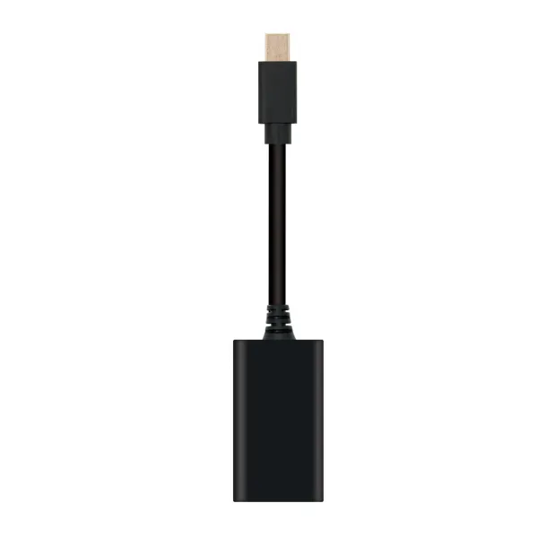 Nanocable Cable Adaptador Mini DisplayPort Macho a HDMI Hembra 15cm Negro 