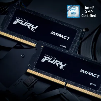 Kingston FURY Impact SO-DIMM DDR5 5600MHz 32GB CL40 Kingston FURY Impact SO-DIMM DDR5 5600MHz 32GB CL40