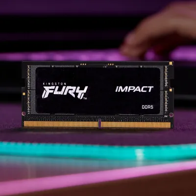 Kingston FURY Impact SO-DIMM DDR5 5600MHz 32GB CL40 Kingston FURY Impact SO-DIMM DDR5 5600MHz 32GB CL40