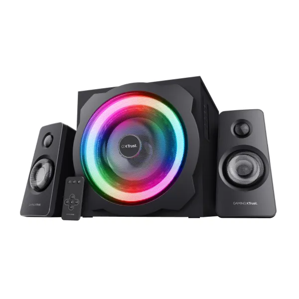 Trust GXT 629 Tytan Altavoces Gaming 2.1 120W Negros 