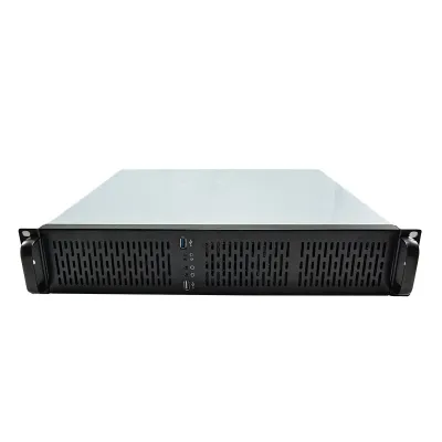 UNYKAch UK 2129 Caja Rack 19" 2U Negra Sin Fuente