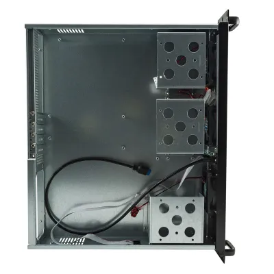 UNYKAch UK 2129 Caja Rack 19" 2U Negra Sin Fuente