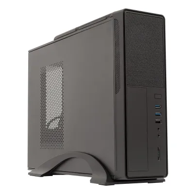 UNYKAch UK2010 Caja PC Micro ATX USB 3.0 Negra + Fuente de
