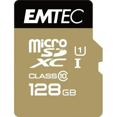 Emtec Elite Gold Memoria MicroSDXC 128GB UHS-I Clase 10 + Emtec Elite Gold Memoria MicroSDXC 128GB UHS-I Clase 10 +