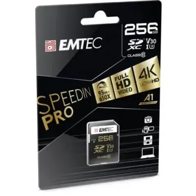 Emtec Speedin Pro MicroSDXC 256GB Clase 10 U3 V30 UHS-I + Emtec Speedin Pro MicroSDXC 256GB Clase 10 U3 V30 UHS-I +