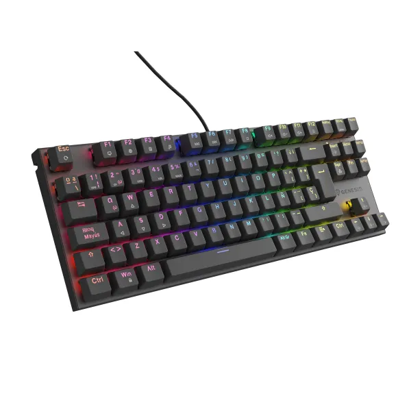 Genesis Thor 303 TKL Teclado Mecánico Gaming RGB Switch Rojo Negro