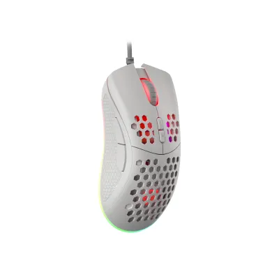 Genesis Krypton 555 Ratón Óptico Gaming RGB 8000DPI Blanco