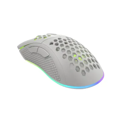 Genesis Krypton 555 Ratón Óptico Gaming RGB 8000DPI Blanco