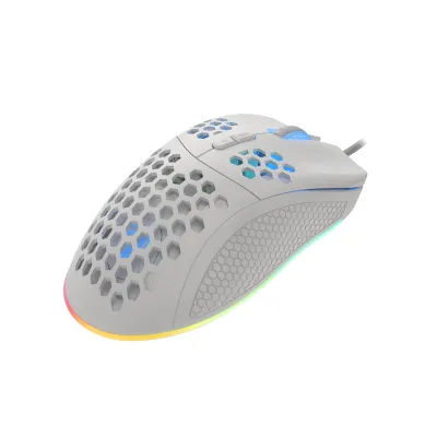 Genesis Krypton 555 Ratón Óptico Gaming RGB 8000DPI Blanco