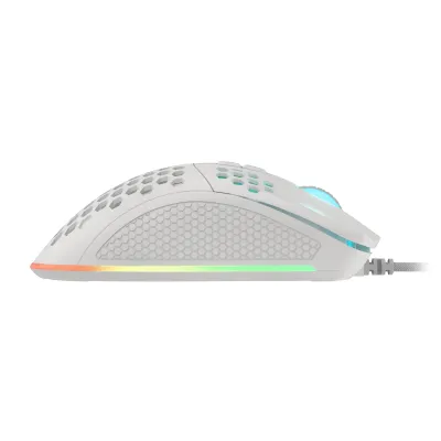 Genesis Krypton 555 Ratón Óptico Gaming RGB 8000DPI Blanco