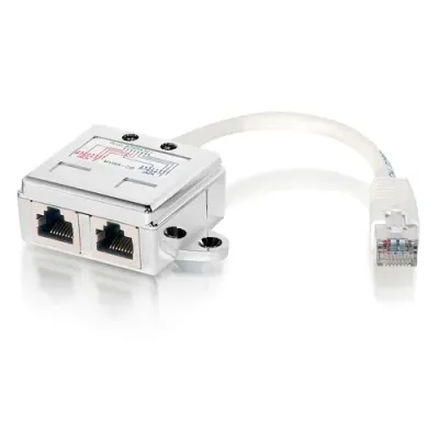 Duplicador Conector de red RJ45 Cat 5e Duplicador Conector de red RJ45 Cat 5e