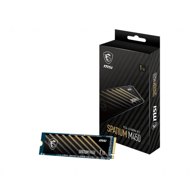 MSI Spatium M450 SSD 1TB M.2 NVMe PCIe 4.0