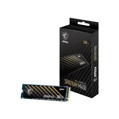 Disco Duro MSI SPATIUM M450 500GB Disco SSD 3600MB/s NVMe PCIe Disco Duro MSI SPATIUM M450 500GB Disco SSD 3600MB/s NVMe PCIe