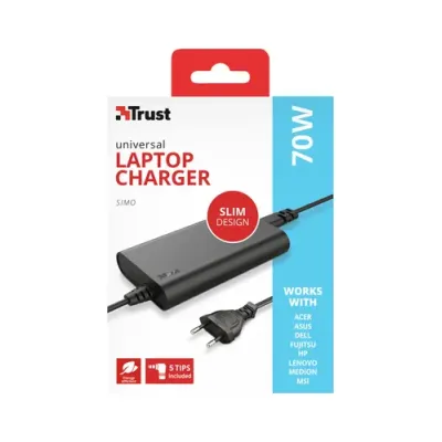 Trust Simo Cargador Universal para Portátiles Ultrafino Trust Simo Cargador Universal para Portátiles Ultrafino
