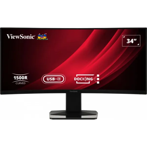 ViewSonic VG3419C 34" LED VA UltraWide QHD 120Hz FreeSync Premium Curvo USB-C