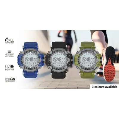 Billow Sport Watch XS15BL Azul, Anti-shock IP68, Bluetooth