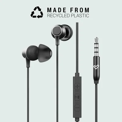 Energy Sistem Metallized Auriculares con Cable Negros Energy Sistem Metallized Auriculares con Cable Negros