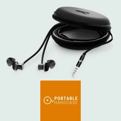 Energy Sistem Metallized Auriculares con Cable Negros Energy Sistem Metallized Auriculares con Cable Negros
