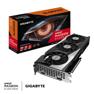 GIGABYTE GAMING Radeon RX 6500 XT OC 4G AMD 4 GB GDDR6 GIGABYTE GAMING Radeon RX 6500 XT OC 4G AMD 4 GB GDDR6