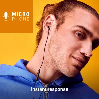 Energy Sistem Metallized Auriculares con Cable Negros Energy Sistem Metallized Auriculares con Cable Negros