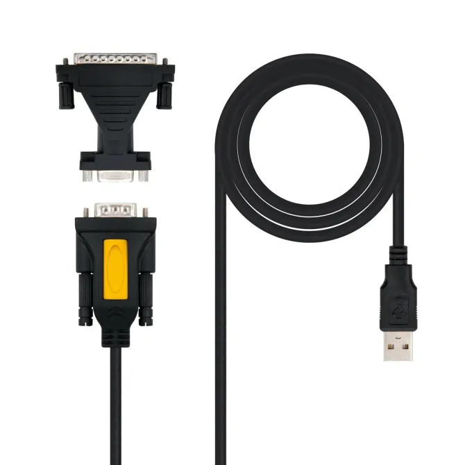 Nanocable Cable USB Tipo A Macho a Impresora Serie Macho 1.8m