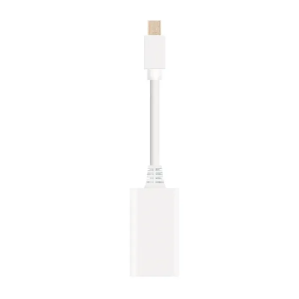 Conversor Nanocable 10.16.0602-W/ Mini DisplayPort Macho - HDMI Hembra/ 15cm/ Blanco