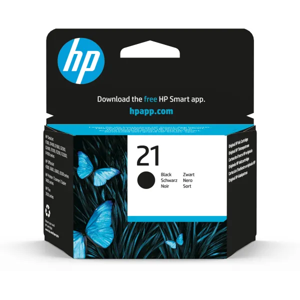 Hp cartucho 21 negro