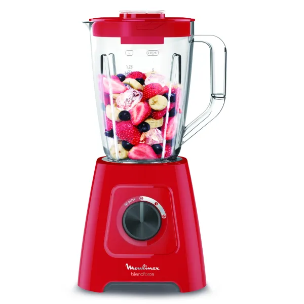Moulinex Blendforce II LM420510 Batidora de vaso 2L 550W Rojo