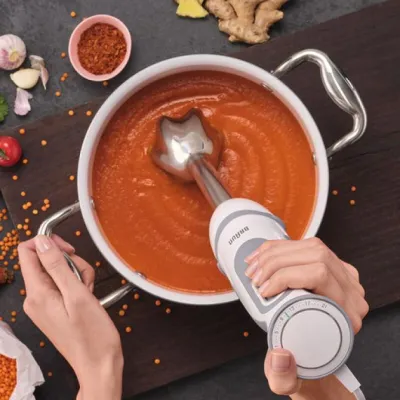 Batidora de mano Braun Minipimer 5 Vario MQ 5235 WH/ 1000W/ 21 Batidora de mano Braun Minipimer 5 Vario MQ 5235 WH/ 1000W/ 21