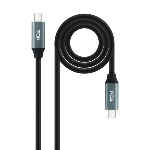 Nanocable Cable USB-C 3.2 Gen2x2 Macho/Macho 0.5m Negro