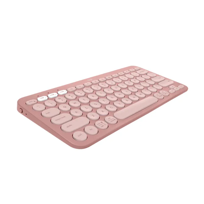 Logitech Pebble Keys 2 K380s Rosa Teclado Bluetooth