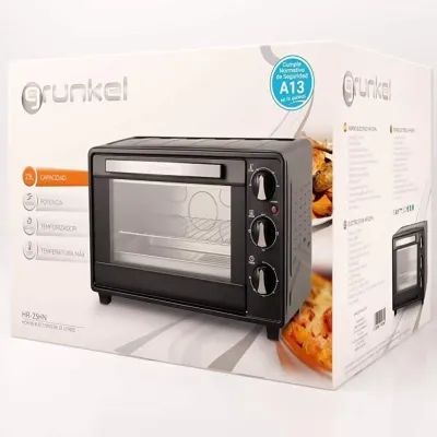 Grunkel HR-23HN Horno Sobremesa 23L 1600W Negro Grunkel HR-23HN Horno Sobremesa 23L 1600W Negro
