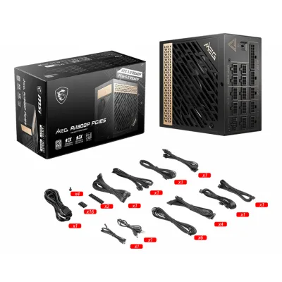MSI MEG AI1300P PCIE5 unidad de fuente de alimentación 1300 W