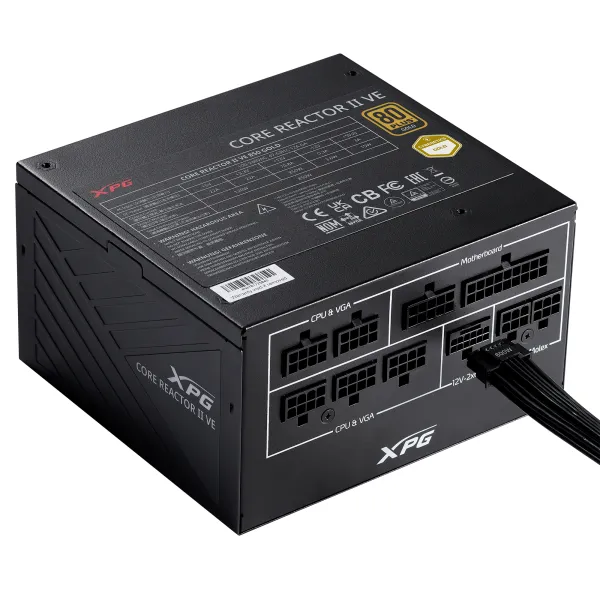XPG CORE REACTOR II VE ATX 3.1 PCIe 5.1 750W 80 Plus Gold Modular