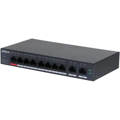 Dahua DH-CS4010-8ET-110 Switch Cloud con 8 Puertos PoE Negro Dahua DH-CS4010-8ET-110 Switch Cloud con 8 Puertos PoE Negro