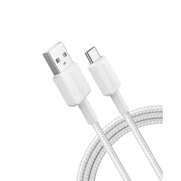 Anker Cable de Nylon de USB a USB-C 1.8m Blanco 